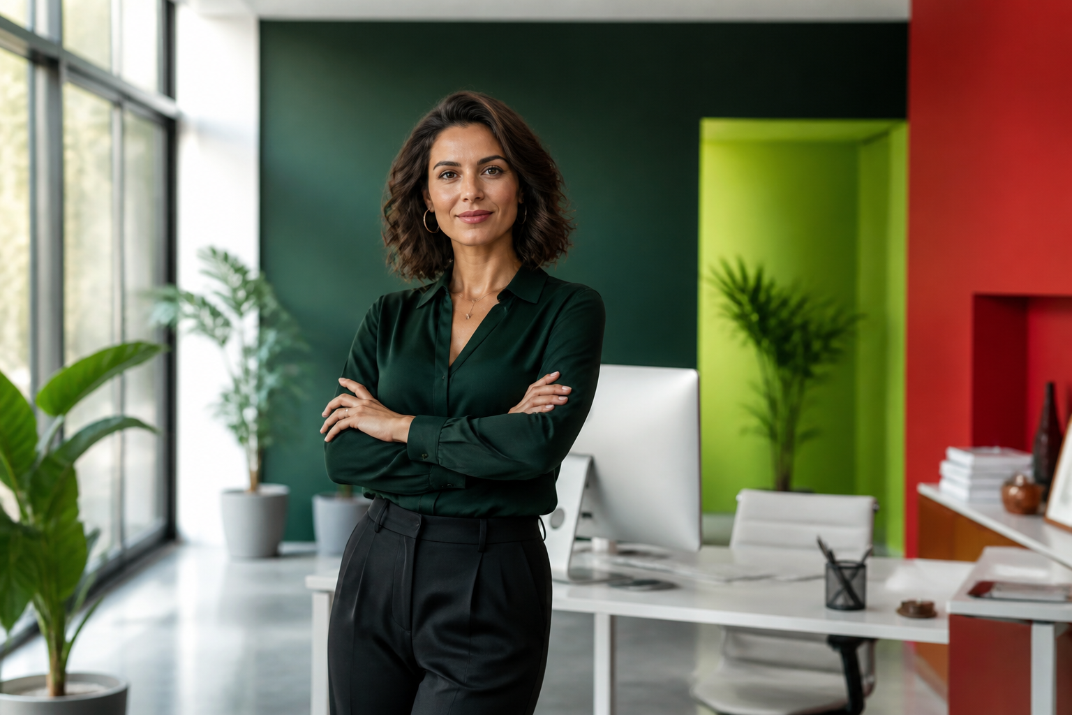 Portrait environnemental d'une dirigeante